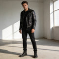 Faux Leather Biker Jacket