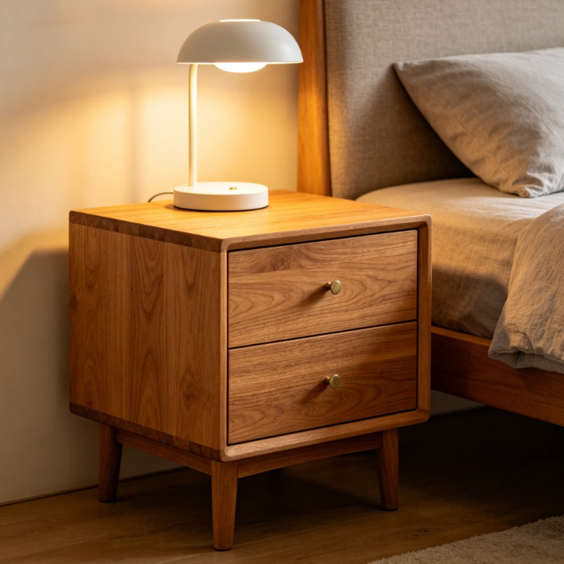 Solid Wood Bedside Table