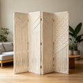 Handwoven Floor Room Divider Screen