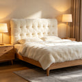Plush Bed Headboard Set