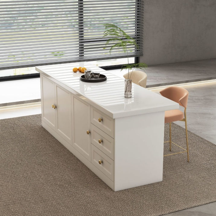 High-end Quartz Stone Kitchen Island