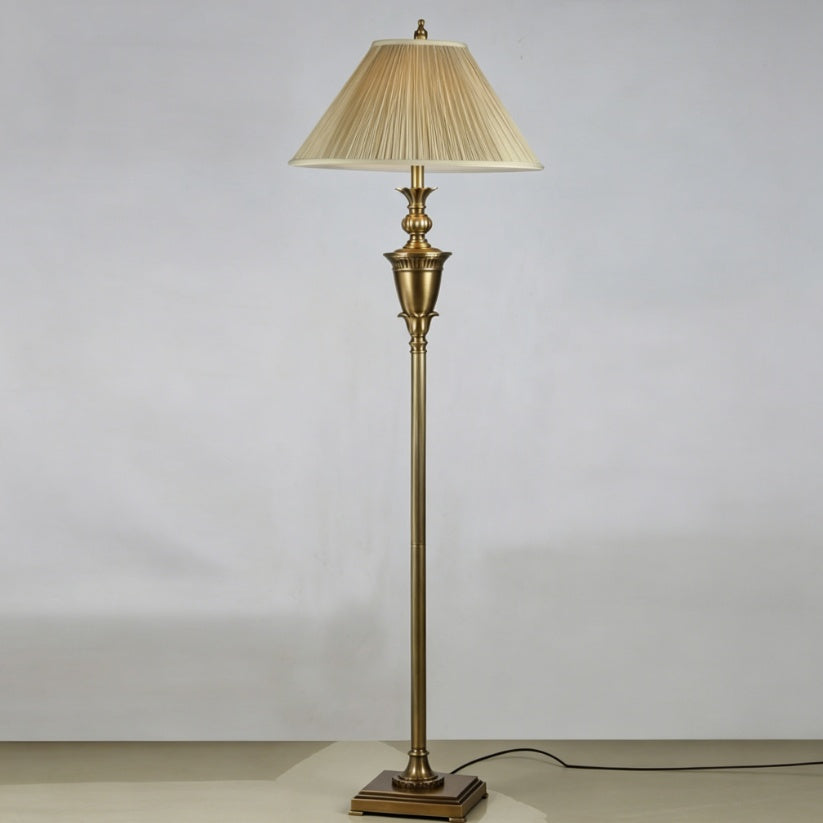 Solid Brass Vintage Floor Lamp